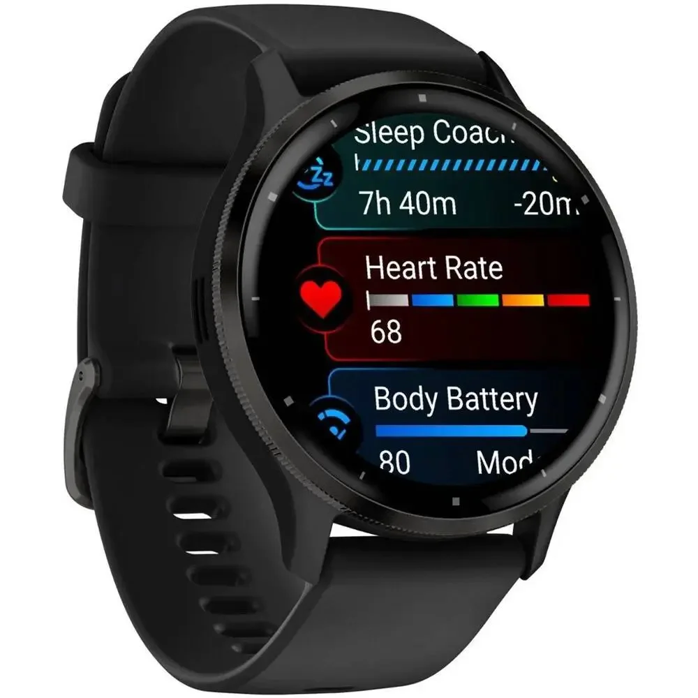 New! Garmin Venu 3‎ GPS Fitness Smartwatch 45mm Running Smart Watch 010-02784-01